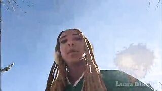 I Meet a Chap on the Street and this guy Destroys my Vagina and Makes me Gulp his Cum - Luna Blackx