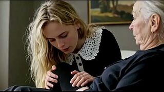 Blondie enjoys mature hotties ai clip