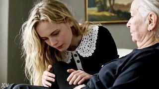 Blondie enjoys mature hotties ai clip