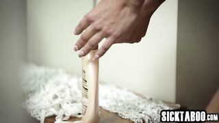 Hot playgirl Veronica Leal grabbed large schlong and sucked it in advance of hardcore rimming