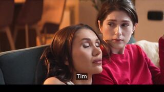 We Were Having Lesbo Sex, But Then The Dude Woke Up... 4K HD Tim Team