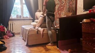 Cutie pegging dude amateur homemade