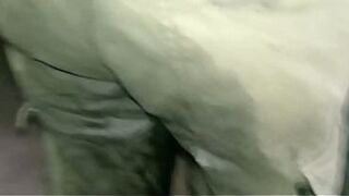 Homemade diaper moist in urine and multiple orgasms