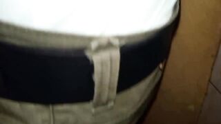 Homemade diaper moist in urine and multiple orgasms