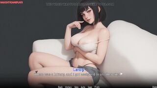 Stepsister Massages Her Tired Stepbro After Work - Obsessed Lucy Part 03 By VNGTrash