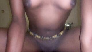 Hardcore black Teen Riding Hard BBC In Creamy wet Twat cowgirl POV