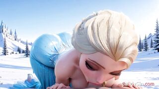 U Won’t Make no doubt of Elsa’s Doggy position Facial In This CG Animation! AI PORN