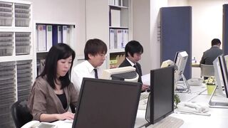 Younger Female Boss Seduces Me with Fascinating and Teasing Whispers in My Ear From Behind. Part.1