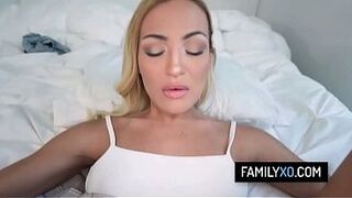 Bratty stepdaughter gets some coarse twat pounding