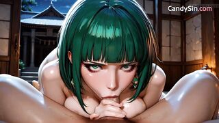 Cleopatra’s Large Titties And Face Flooded In Leaking Cum After CG Animation Bliss