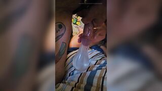 A FUCK-RUBBER filled with SEXY WATER makes for the MOST GOOD HAND JOB in the World