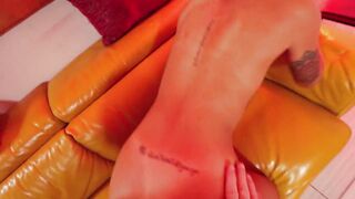 Latin babe Doggy position