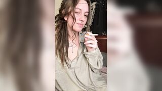 mom found your smokin' fetish and makes your dream come true