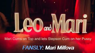 Mari Loudly Cums on Top Then This guy Cums on Her Pink Twat