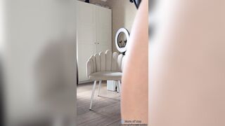 Red Lipstick Tease as Your Strict Mastix