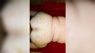 Large Wench BIRTHDAY CANDLES & CREAMPIES SESSION