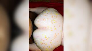 Large Wench BIRTHDAY CANDLES & CREAMPIES SESSION