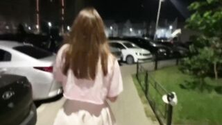 I met a schoolgirl on the street and banged her in the entrance.