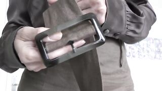 Gripping Thong Fitting with a Linen Petticoat, Part 1, Lady Victoria Valente