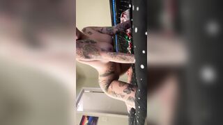 Large tit gf Lola Maverick teases and plays in daybed