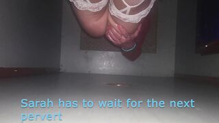 Sarah finds a hard stranger on the other side of the aperture and lets him permeate her constricted aperture