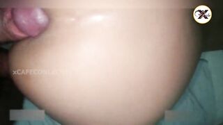 OUCH MY BOOTY HURTS!!! Fuckme hard... my stepsister sucks my dong and then I screw her booty and fill her with cum