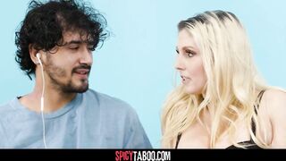 Golden-haired mother I'd like to fuck Stepmom Lets Gamer Stepson Bang Her to Exercise