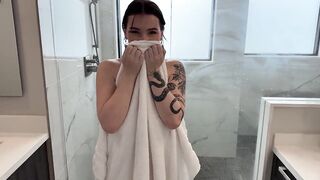 Spying On My All Natural Large Breasts Stepsis - Jade Harper - Luke Cooper