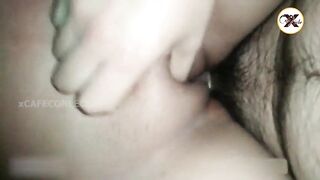 Traveling with my stepsister to watch my girlfriend, we had to stay in a hotel and ended up having ardent sex.