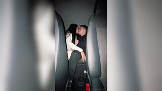 My most excellent ally is sad about her boyfriend and I convinced her to have sex in the car out of anyone knowing (We nearly got caught)