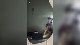 Doing anal cardio with this wench after coming back from the gym, that babe was so lascivious this babe begged for my penis until that babe was sweating.