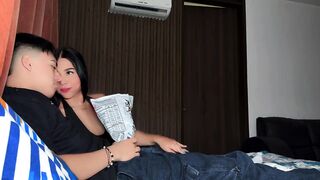 My ally discovers my large schlong in a package. - SPACE PRODUCTIONS