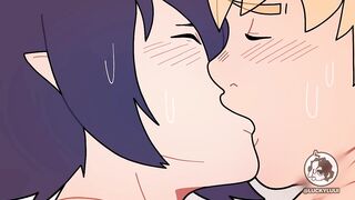 Tamaki vs Mirio in the gym shower, homosexual porn version of the hentai my hero academia.