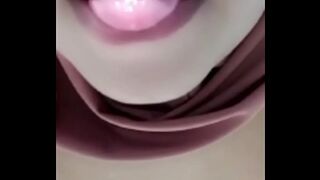 The teacher is having a facial in advance of gonna school