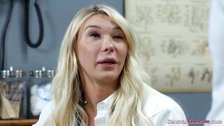 My transsexual doctor loves to use her dong