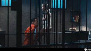 Bratty Golden-haired Pranked In Mixed Prison - Veronica Leal Time Stop Freeze Drilled