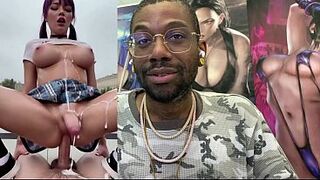 Bawdy Transgender Cums On Herself During the time that Spitting On Your Face, Large Breast Oriental Trans Cowgirl Cum Screwing, Pretty Tan Pre-Cumming Trans Cutie, Brunette hair Trans Cums Hard, AI Generated