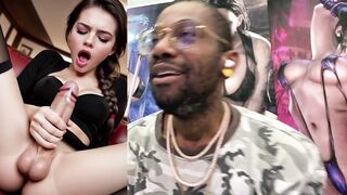 Bawdy Transgender Cums On Herself During the time that Spitting On Your Face, Large Breast Oriental Trans Cowgirl Cum Screwing, Pretty Tan Pre-Cumming Trans Cutie, Brunette hair Trans Cums Hard, AI Generated