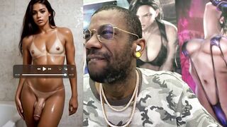 Bawdy Transgender Cums On Herself During the time that Spitting On Your Face, Large Breast Oriental Trans Cowgirl Cum Screwing, Pretty Tan Pre-Cumming Trans Cutie, Brunette hair Trans Cums Hard, AI Generated
