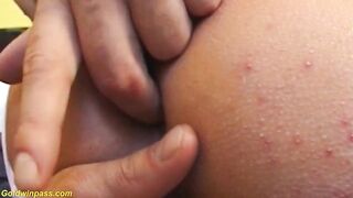 Breasty gal picked up for her 1st double penetration