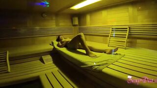 Large Butt Pornstar Sexydea Drilled Super Hard in the Sauna