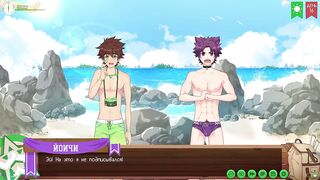 Scene two - Keitaro sucked Yoichi dong (Russian dub)