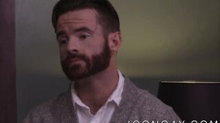 Homo male Hans Berlin in ardent interracial booty pounding