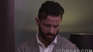 Homo male Hans Berlin in ardent interracial booty pounding