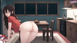 I SUCK MY PARTNER'S BUTT. AMATEUR SEX at HOME.