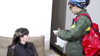 My wife drilled the delivery stud's butt right in front of me, I'm a cuckold who just accepts it!