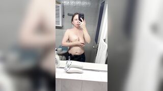 Woman with Large Breasts