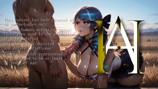 Outdoor Butt Breaking : Large-Titted Chick Gets Pounded In The Field - ATKINS HEAVEN