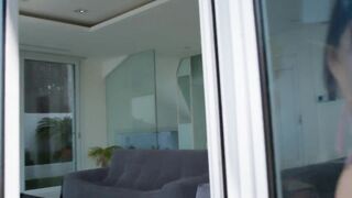 The eighteen-Year-Old Neighbour Got a Surprise Being Dominated Hard in a Trio