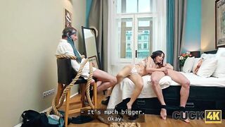 CUCK4K. My HAWT LATIN CHICK WIFE made a excellent and indecent sex surprise for me